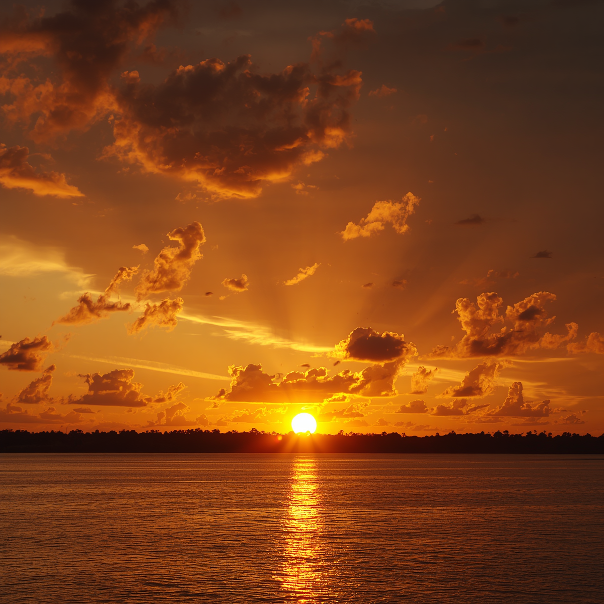 Phenomenal Queensland sunset over Armstrong Beach
