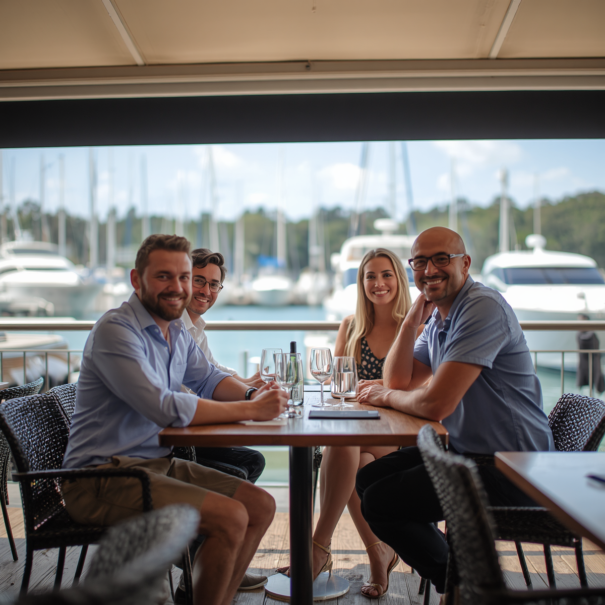 Investors at the marina — Mackay region economic prosperity