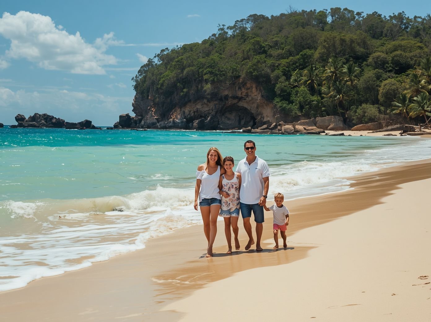 Golden sands at sunrise — this is your everyday, not your holiday